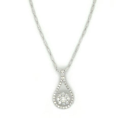 Diamond Pendant w/ Necklace - White Carat - USA & Canada