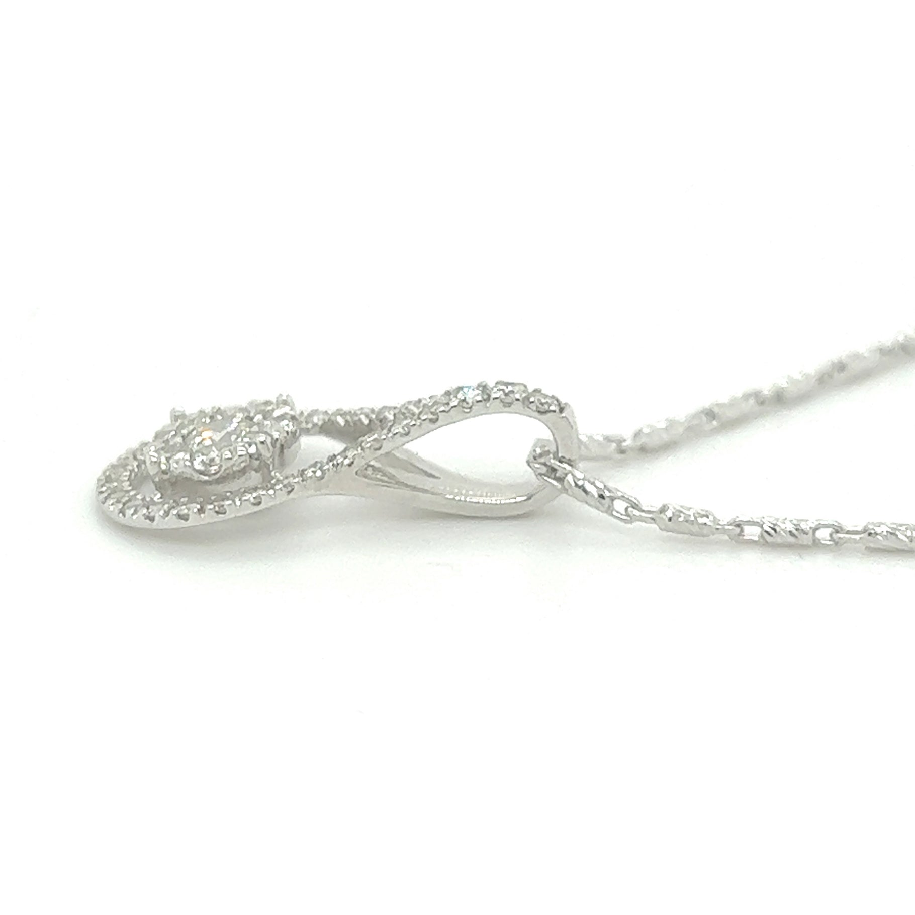 Diamond Pendant w/ Necklace - White Carat - USA & Canada