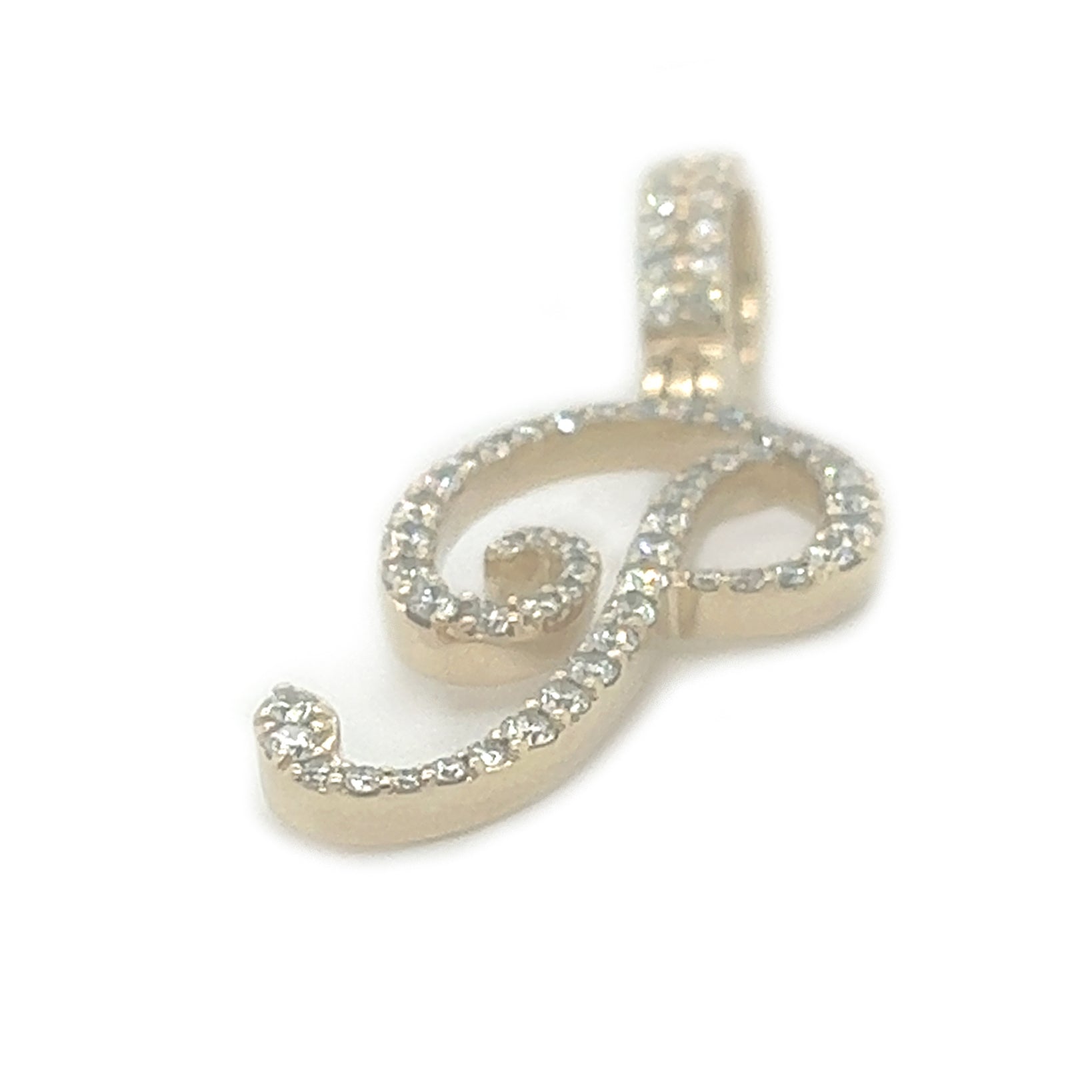 Diamond Letter "P" Pendant - White Carat - USA & Canada