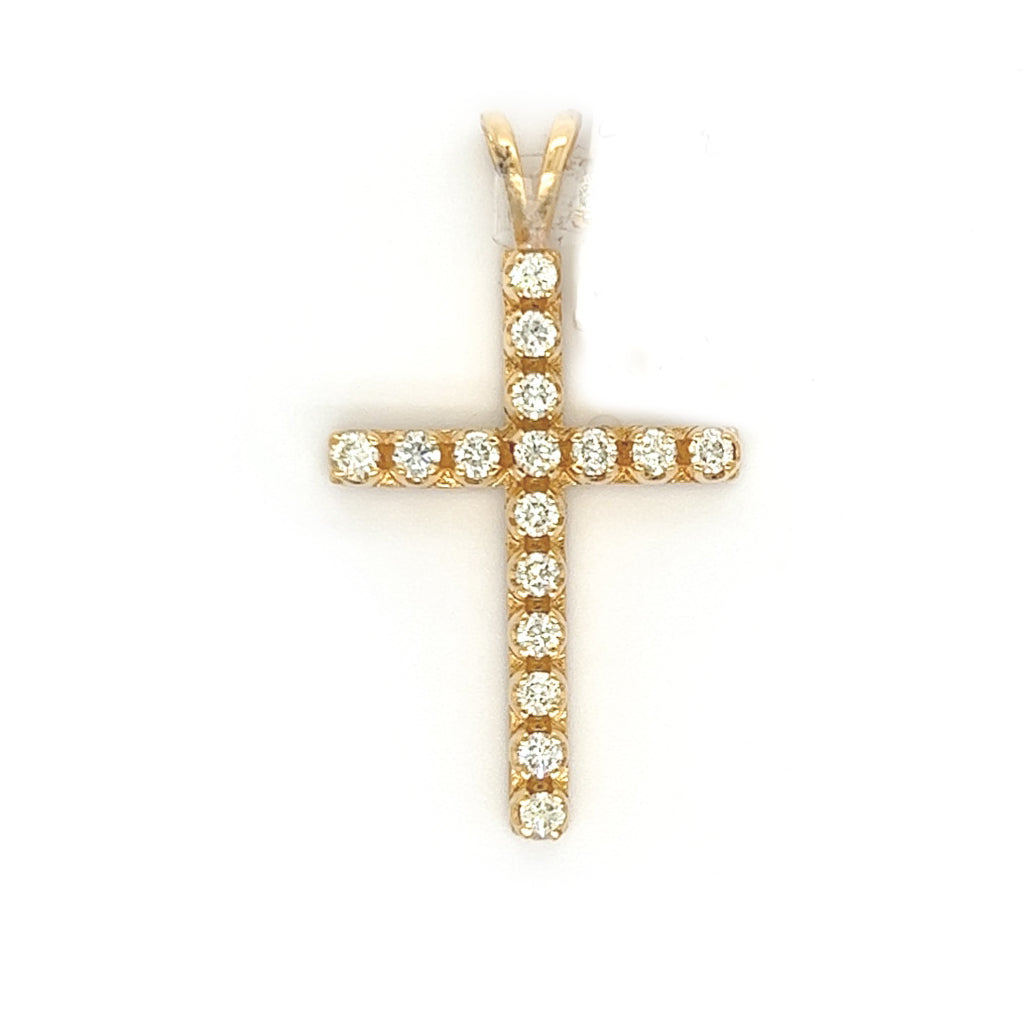 0.52CT. Diamond Cross Pendant - White Carat - USA & Canada