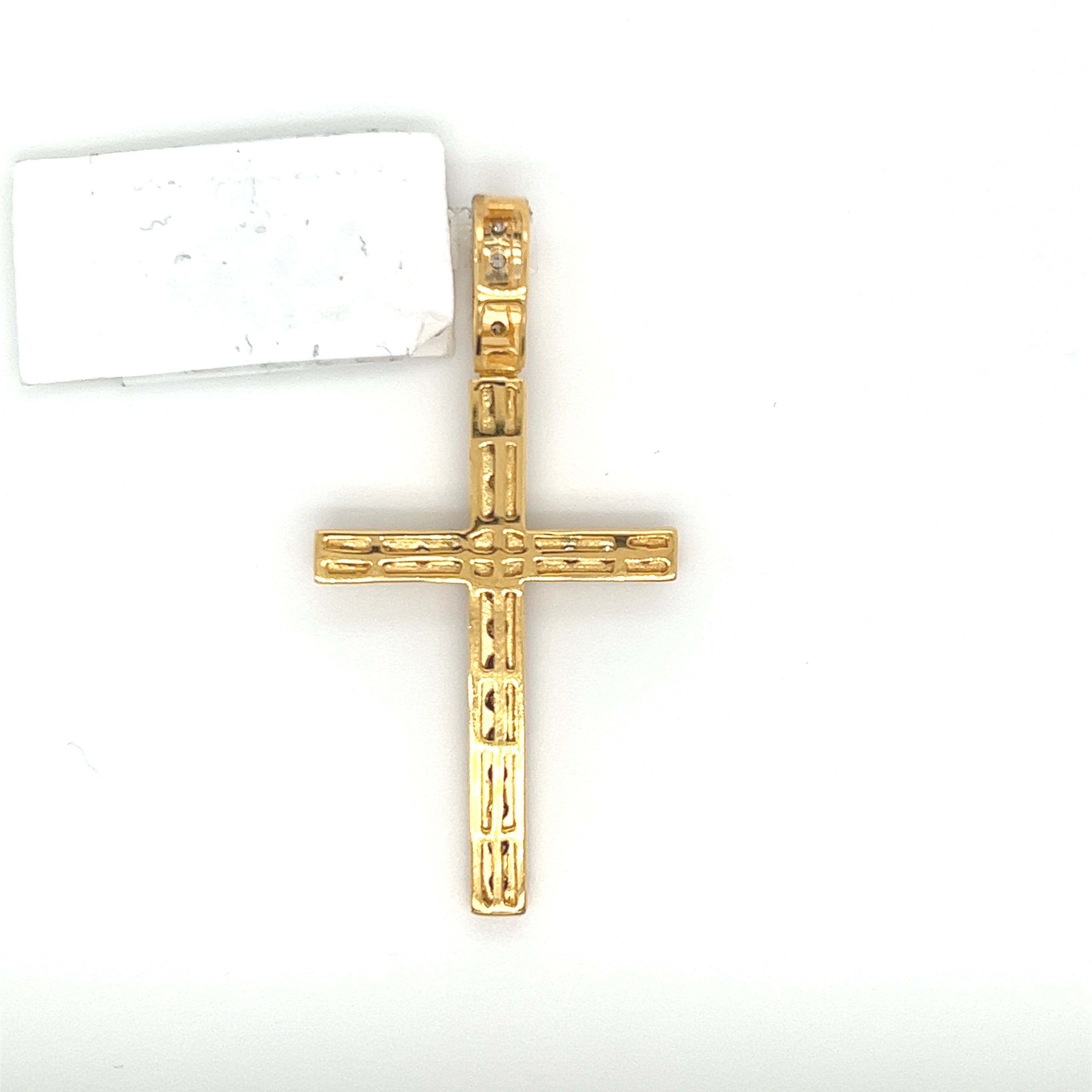 0.35CT. Diamond Cross in 10K Gold - White Carat - USA & Canada