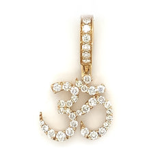 Diamond OM Pendant 10K - White Carat - USA & Canada