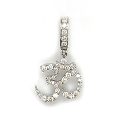 0.75 CT. Diamond OM Pendant - White Carat - USA & Canada