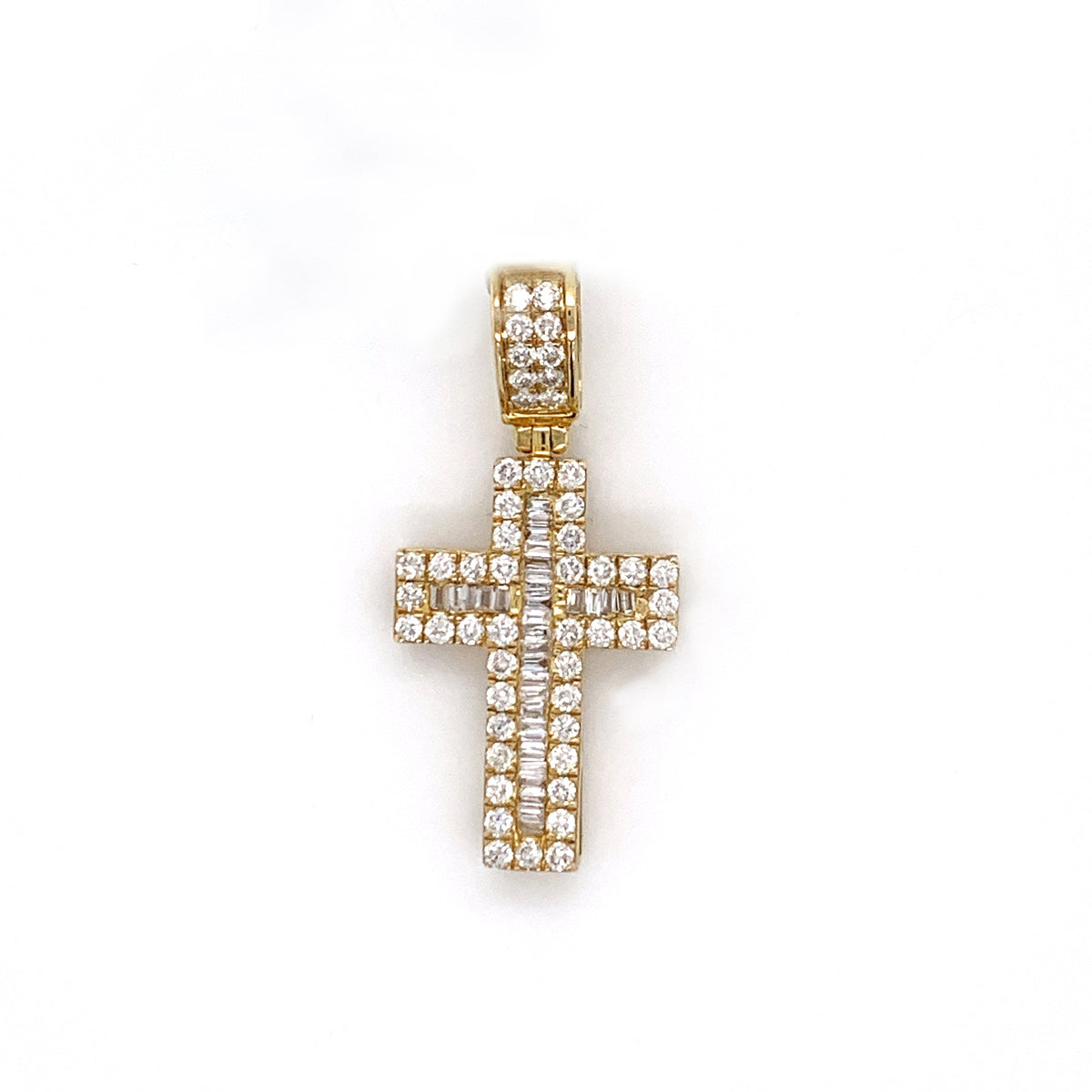 Diamond Cross Pendant 10K - White Carat - USA & Canada